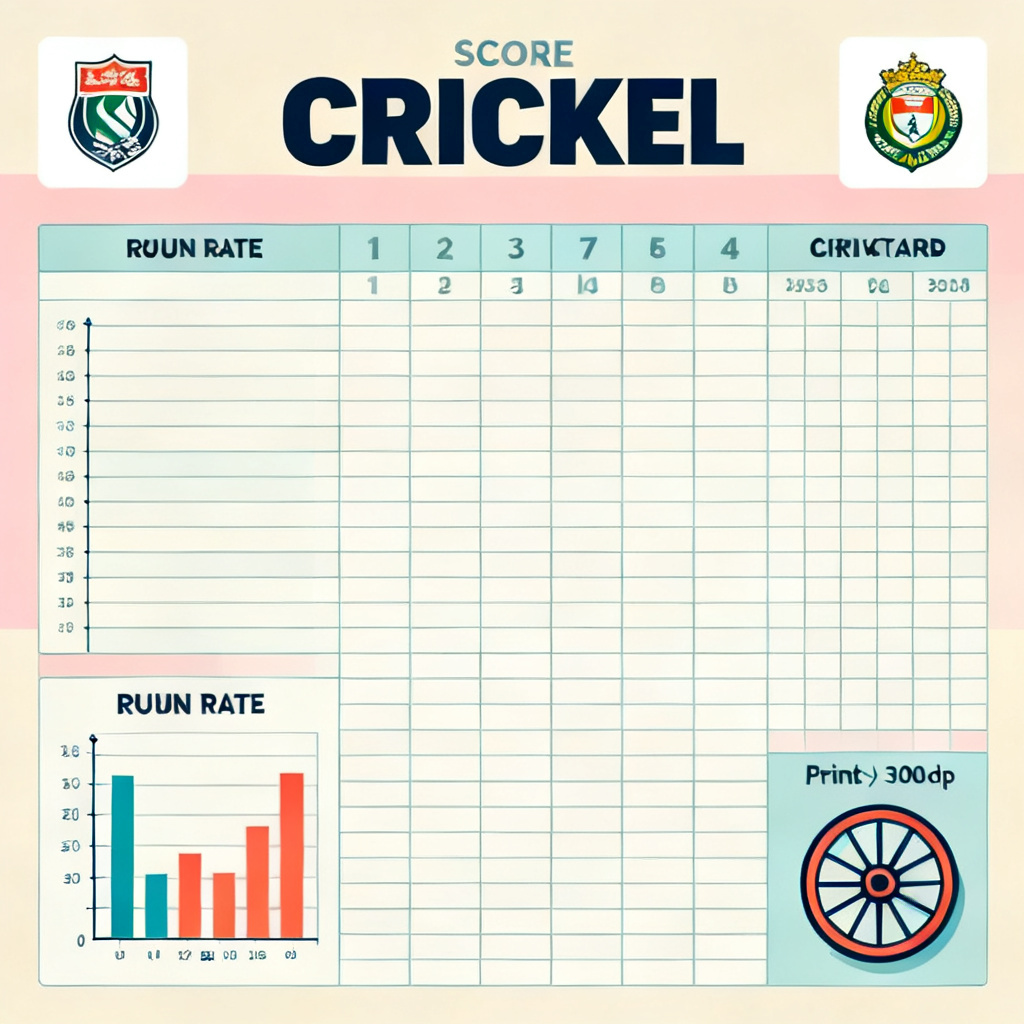 AI scorecard graphic with minimal infographic layout