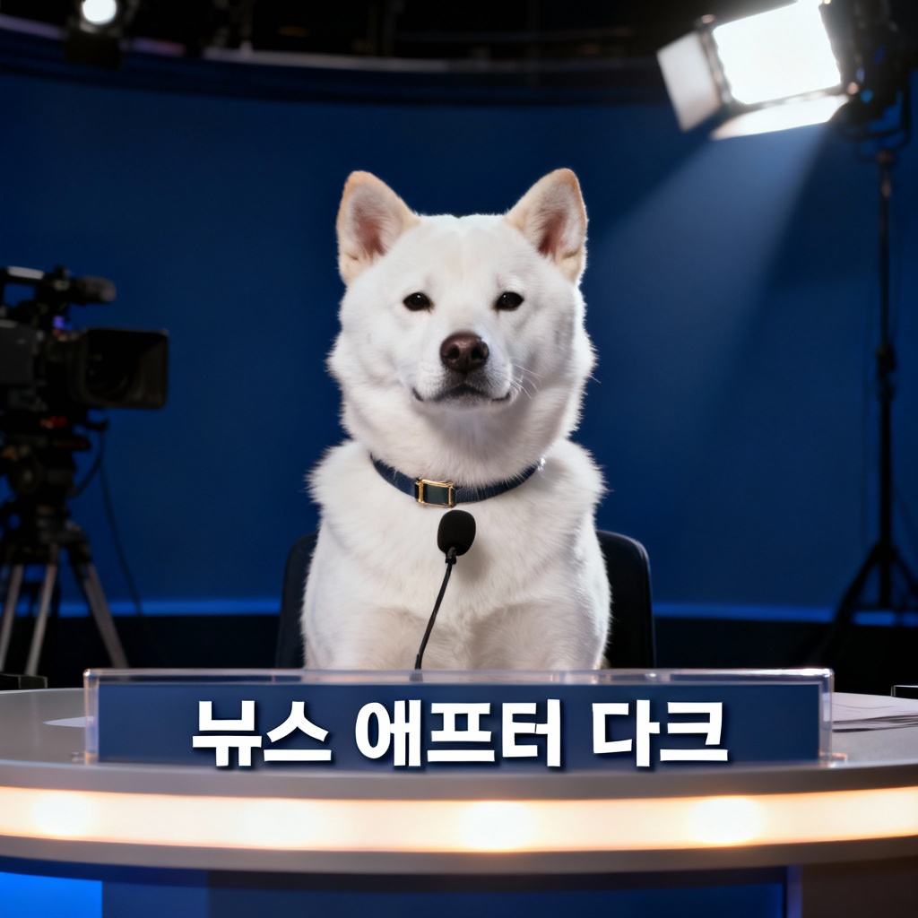 AI Korean dog news anchor