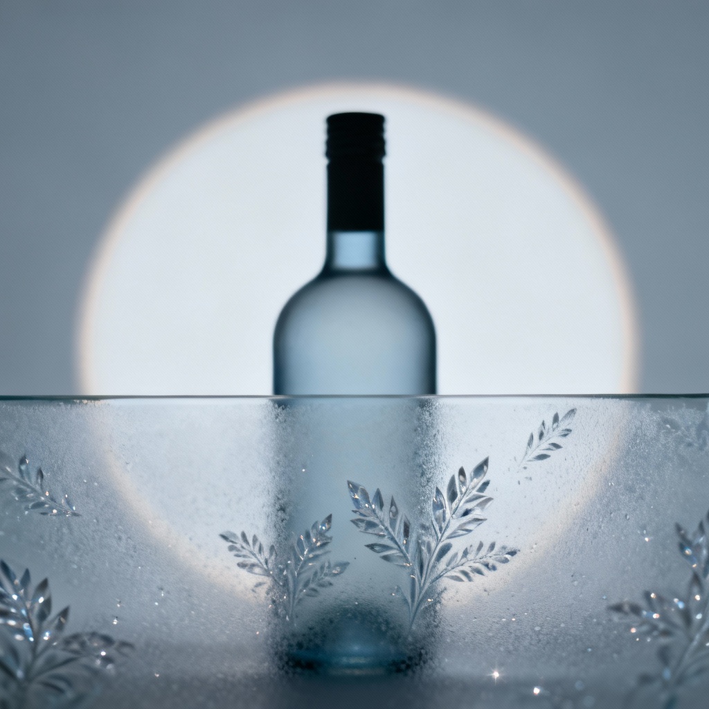 AI Icy Product Showcase With Frost Filter