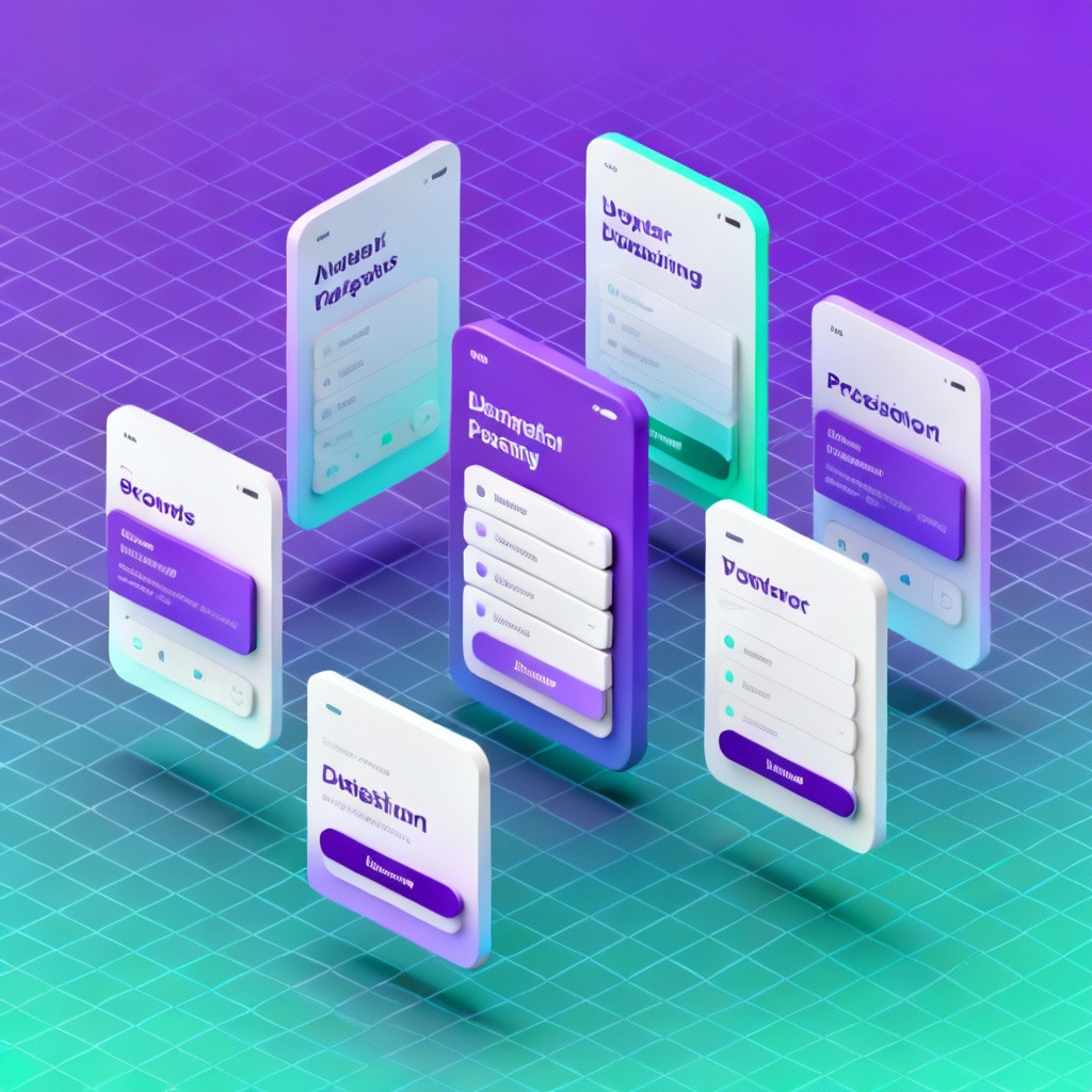AI isometric app launch banner