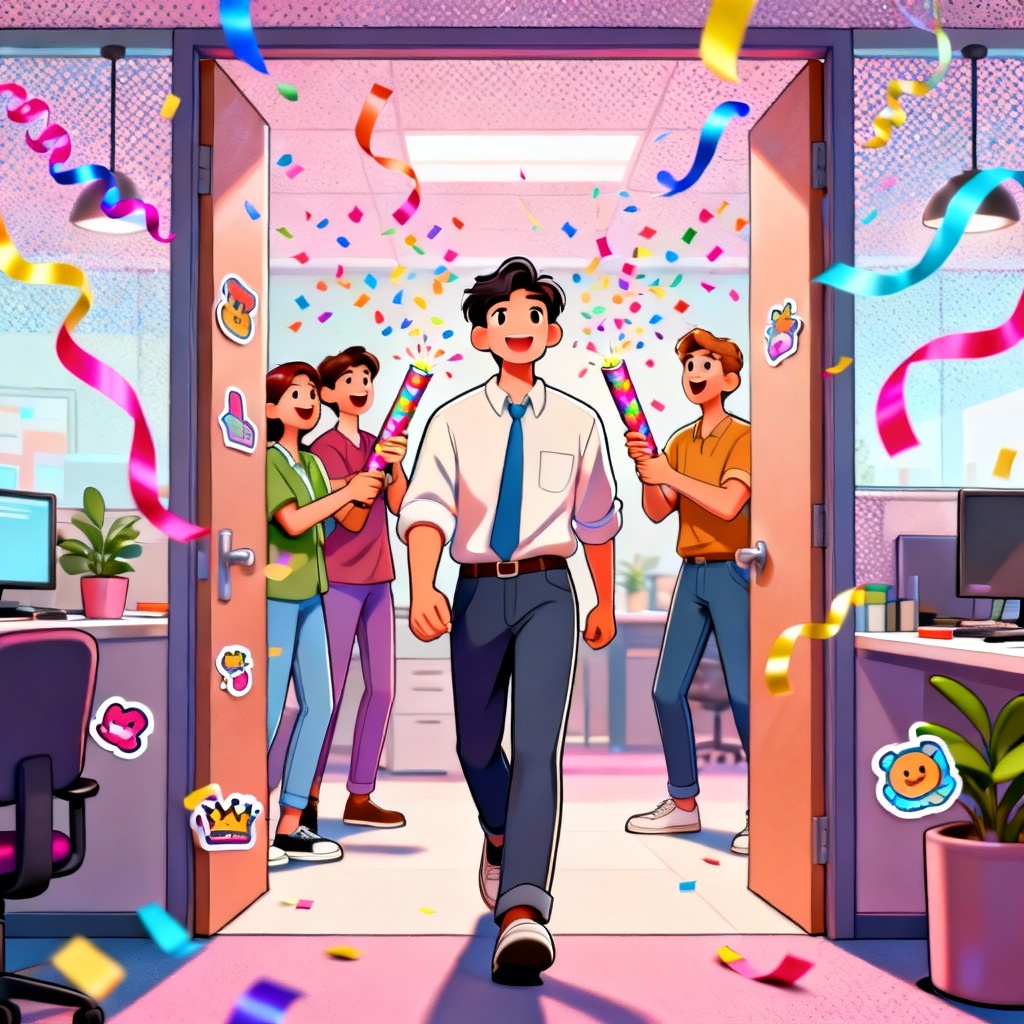 AI Cheeky Confetti Ambush Scene