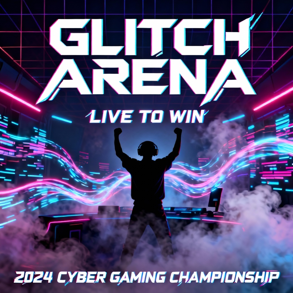 AI esports fan poster