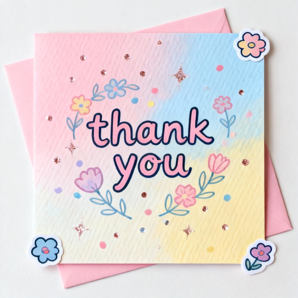 AI Whimsical Greeting Card Design