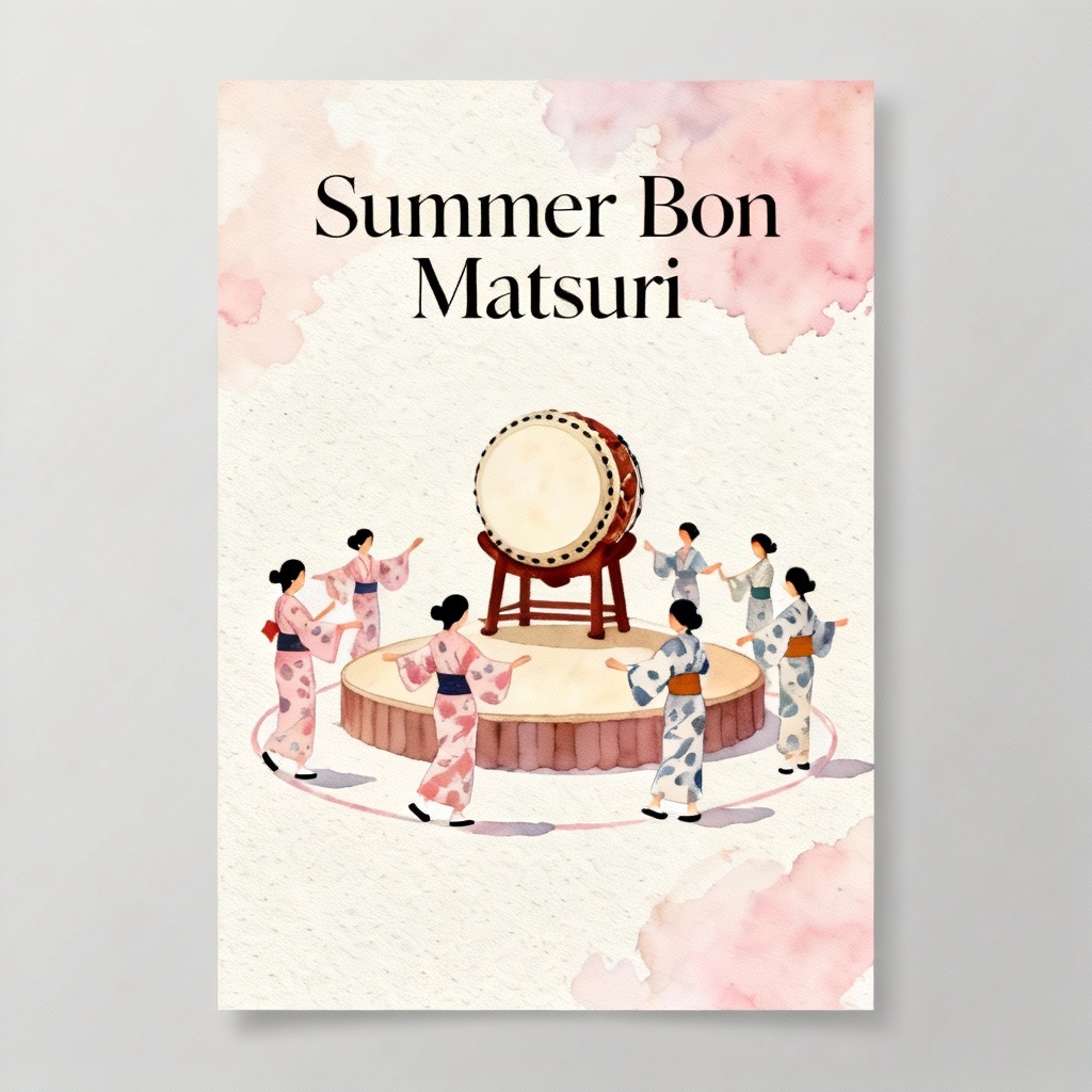 AI Bon Odori Dance Flyer