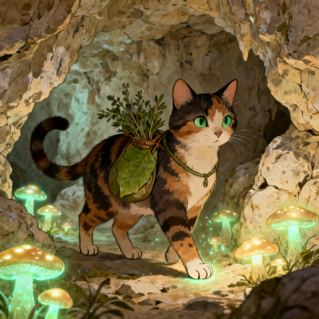 AI Medicine Cat In Cave