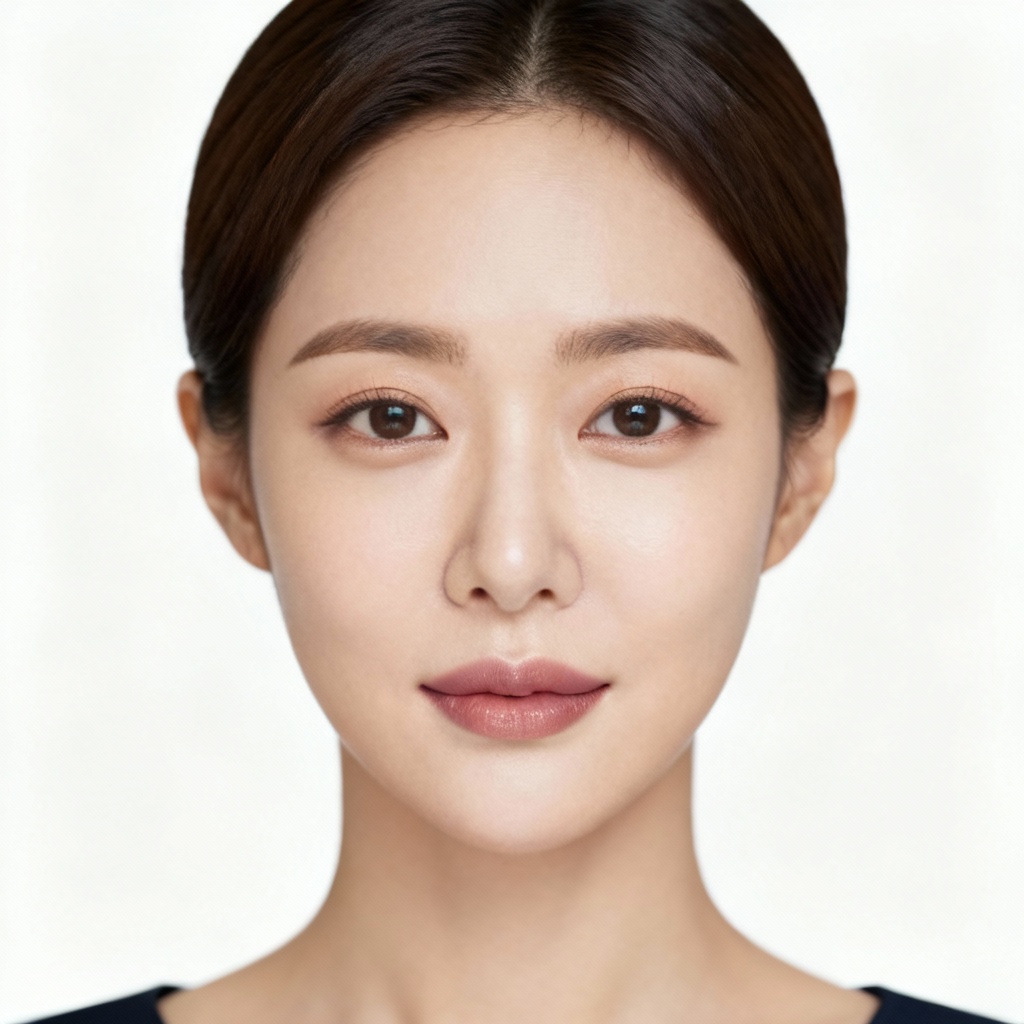 AI Korean Style ID Photo Female