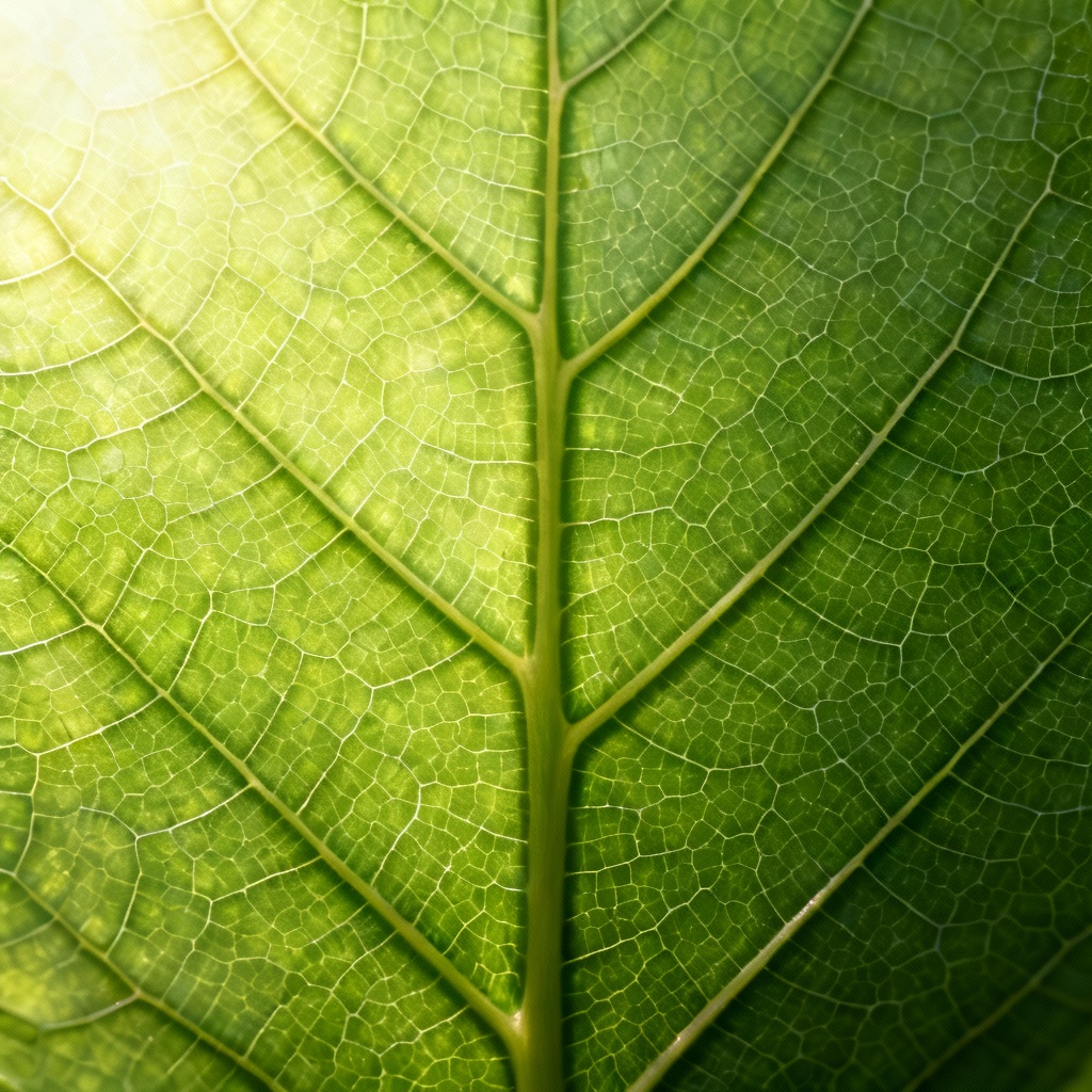 Macro leaf vein network organic texture