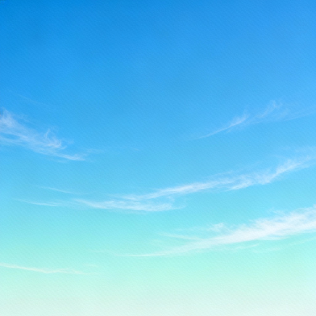 AI blue sky background with cirrus clouds