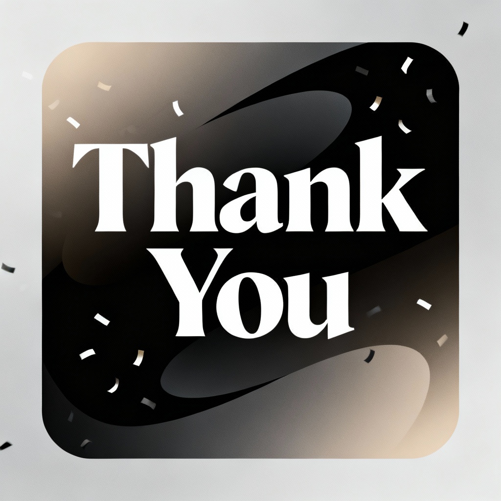 AI Customer Appreciation Social Thank You Graphic