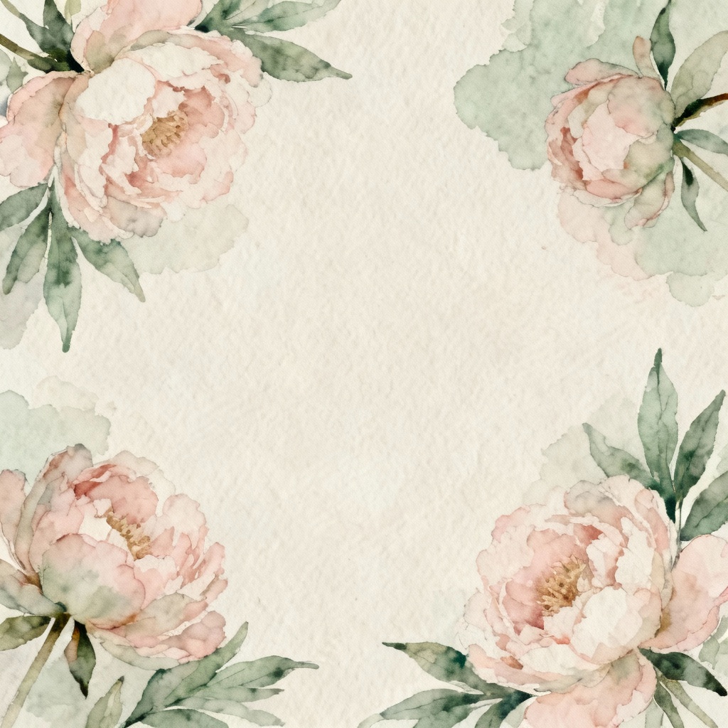 AI background design watercolor floral texture