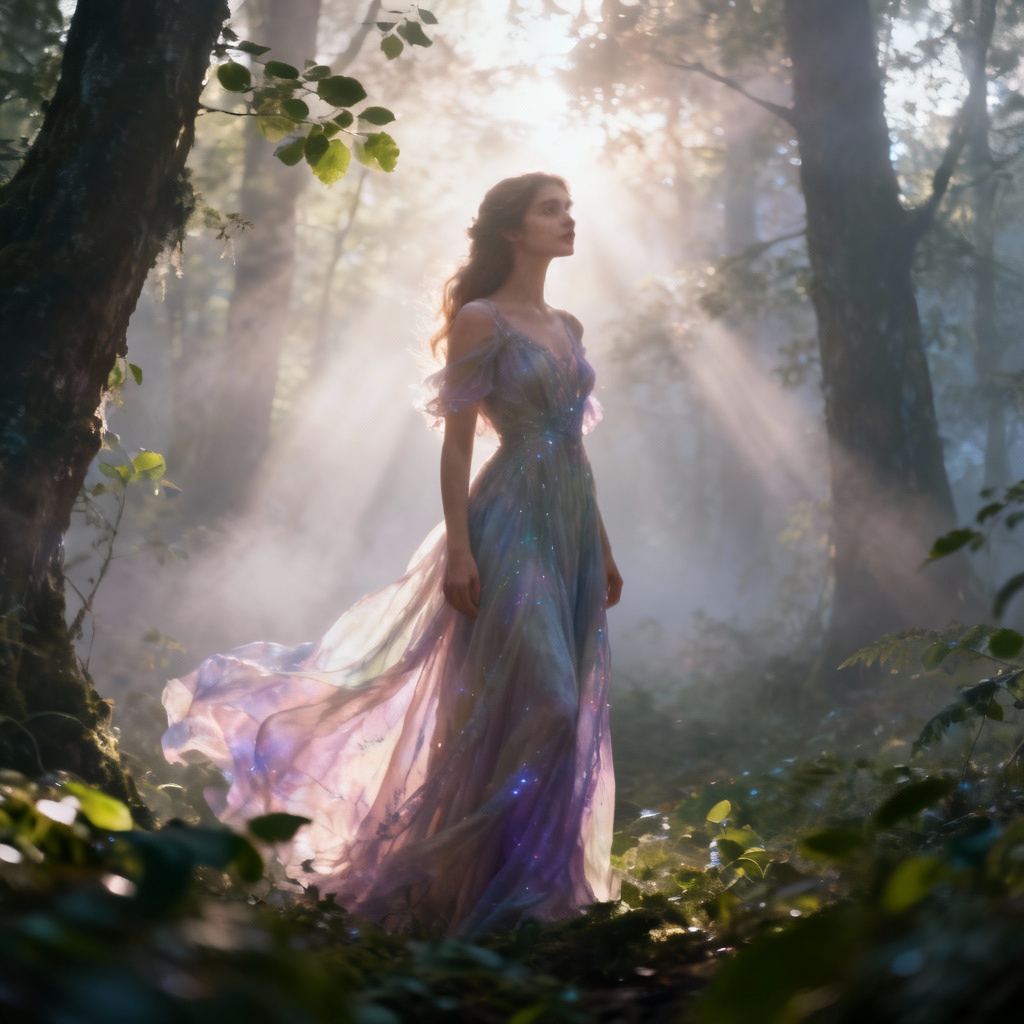 AI Beautifulwork Ethereal Forest Muse