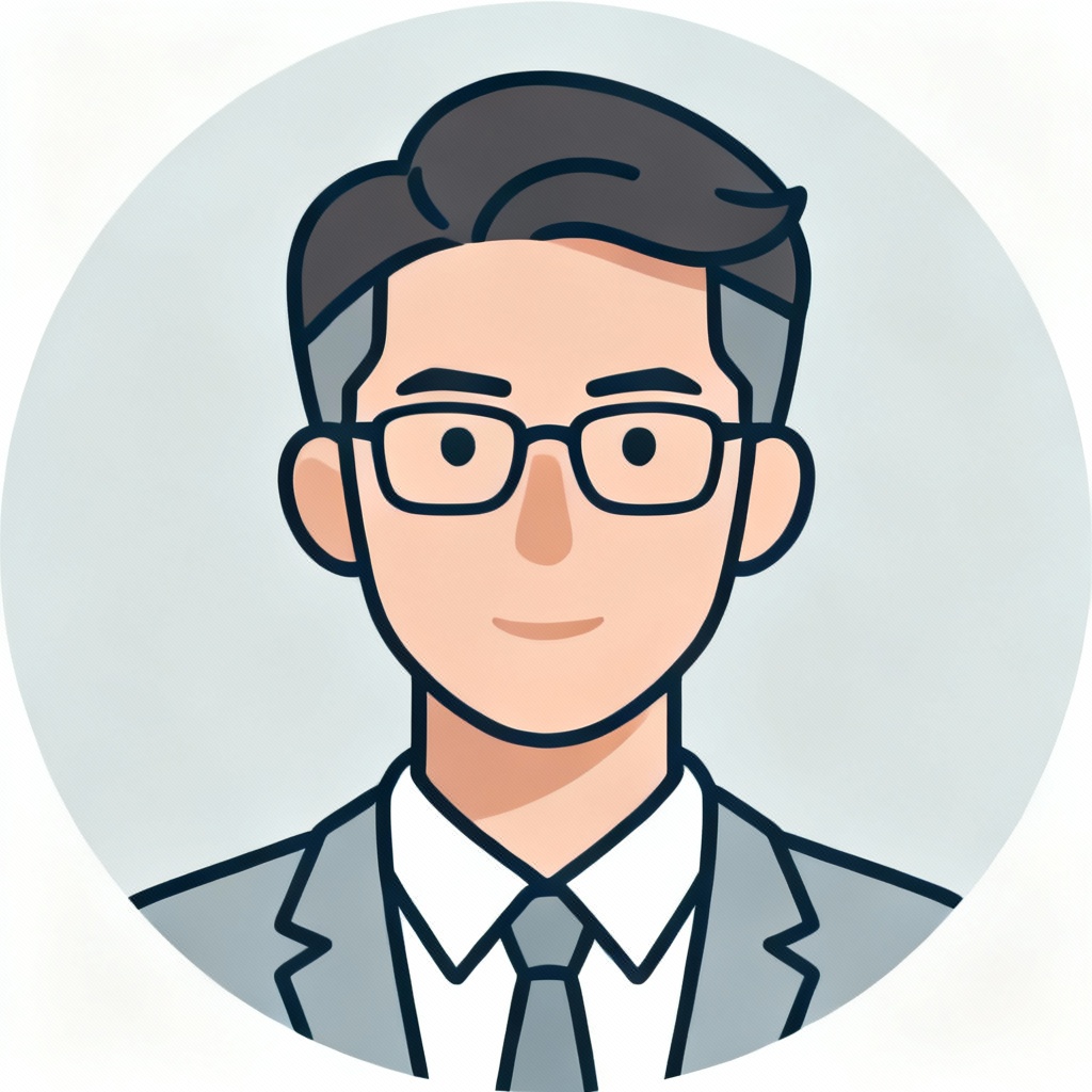 AI corporate simple outline avatar