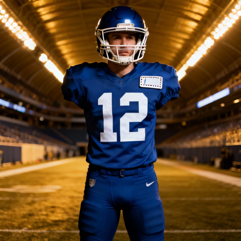 AI color rush home football uniform