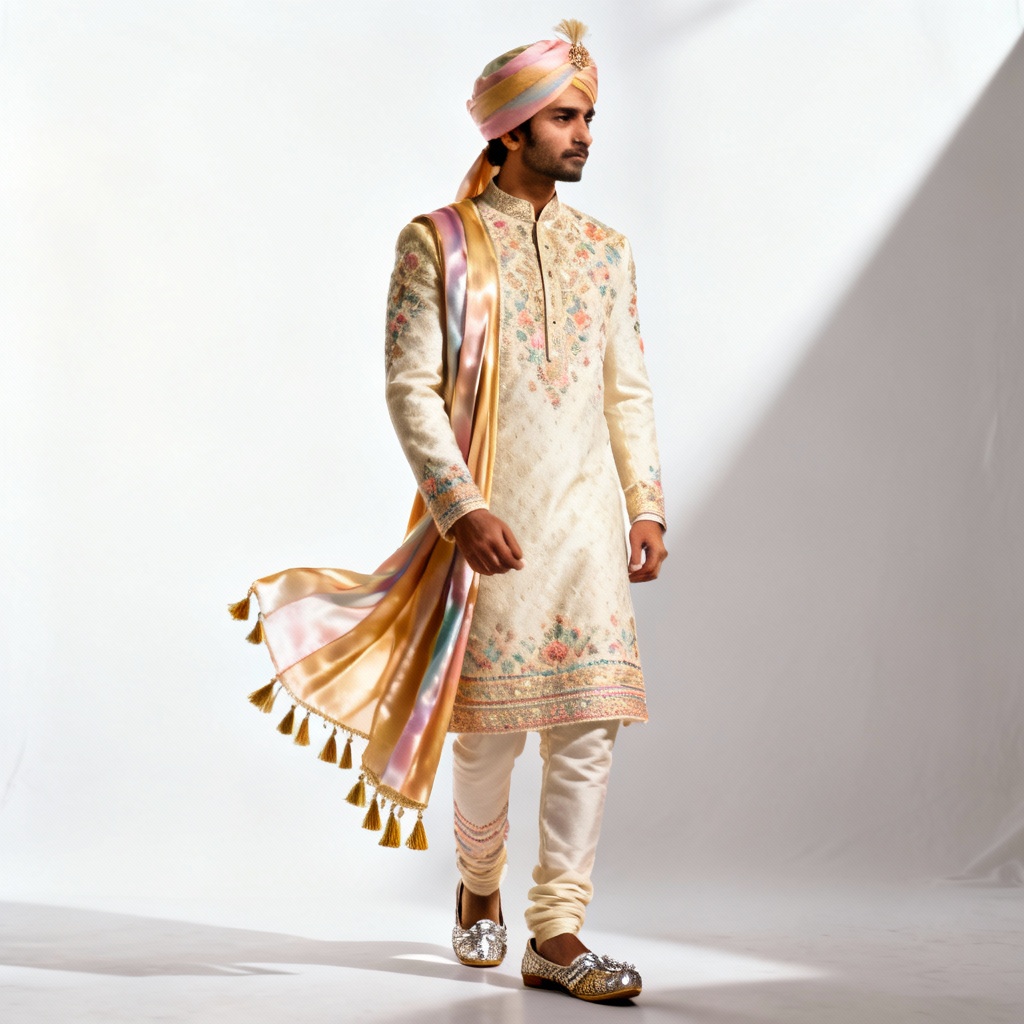 AI sherwani design for groom