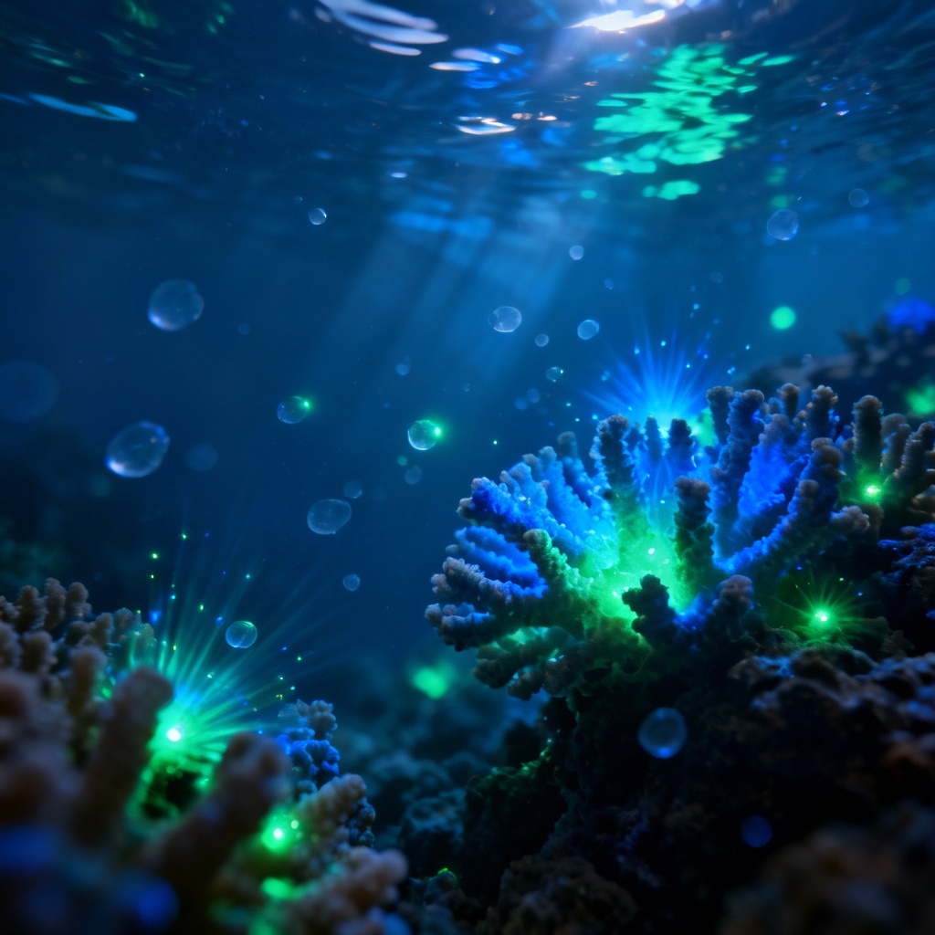 AI Bioluminescent Radiant Energy Reef