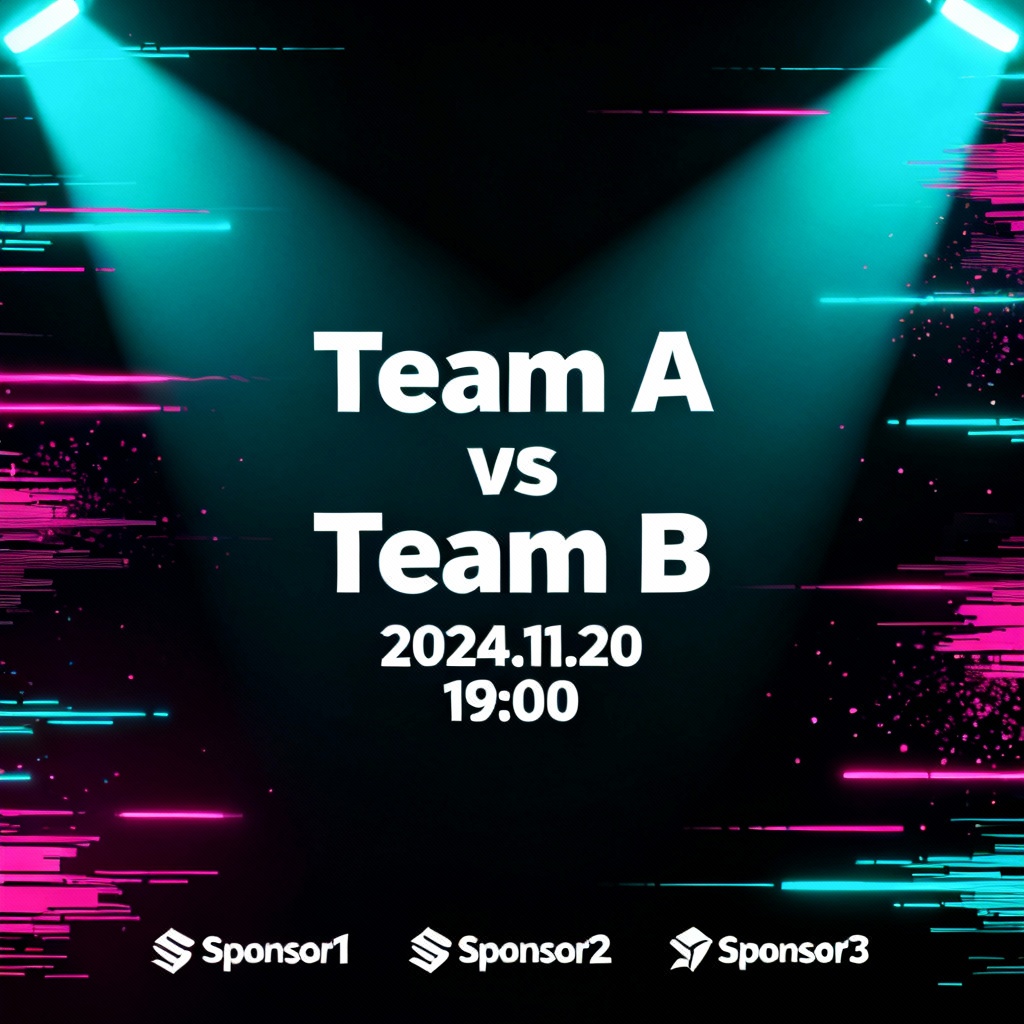 AI gaming esports event promo banner