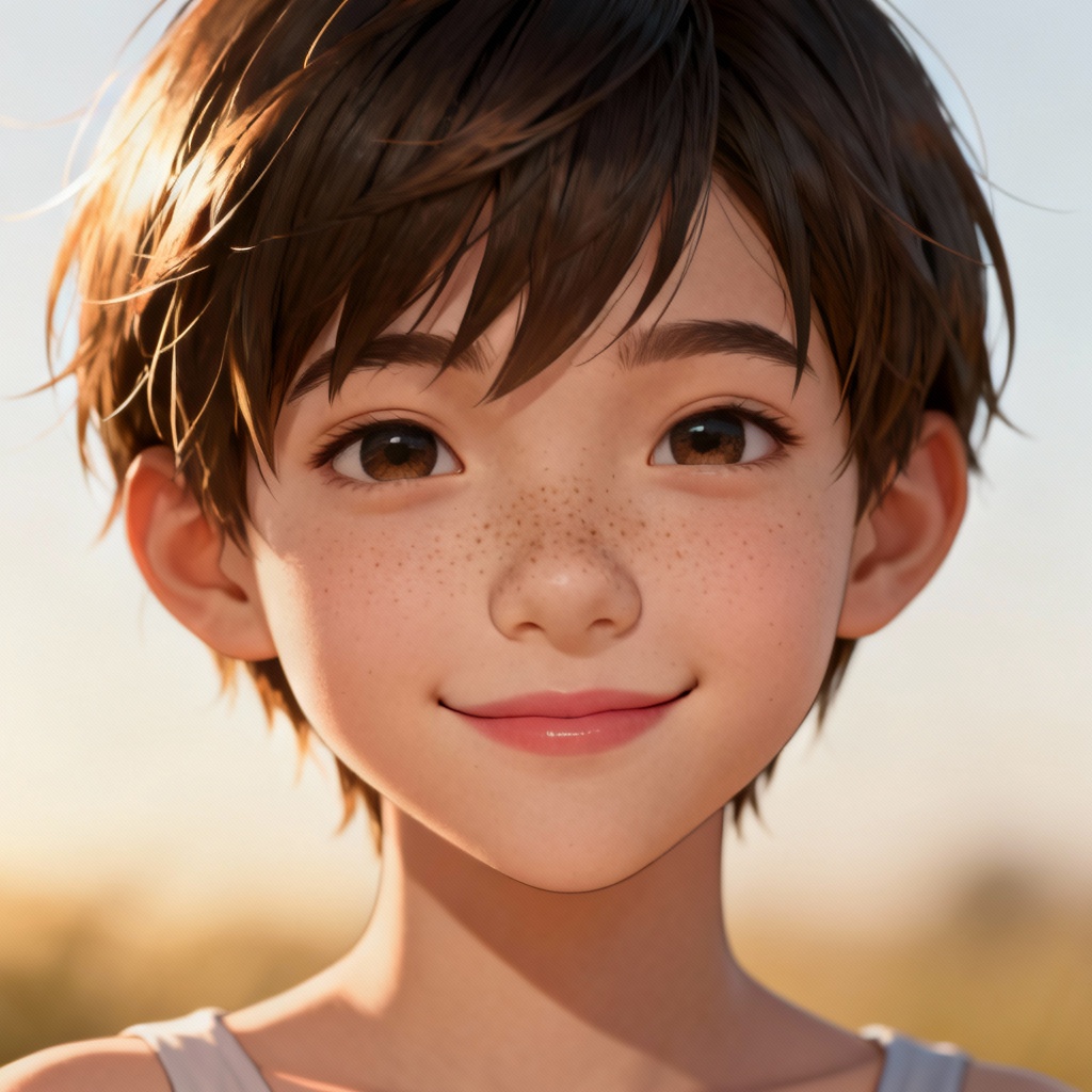 AI anime to real schoolgirl portrait