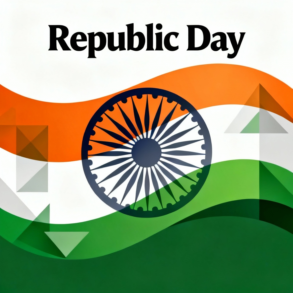 AI Tricolor Republic Day Poster