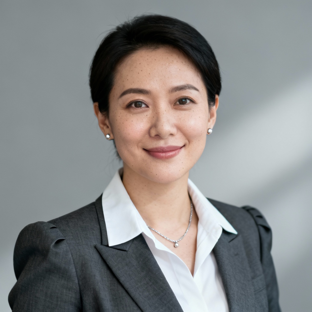 AI professional styling headshot makeover in modern business attire