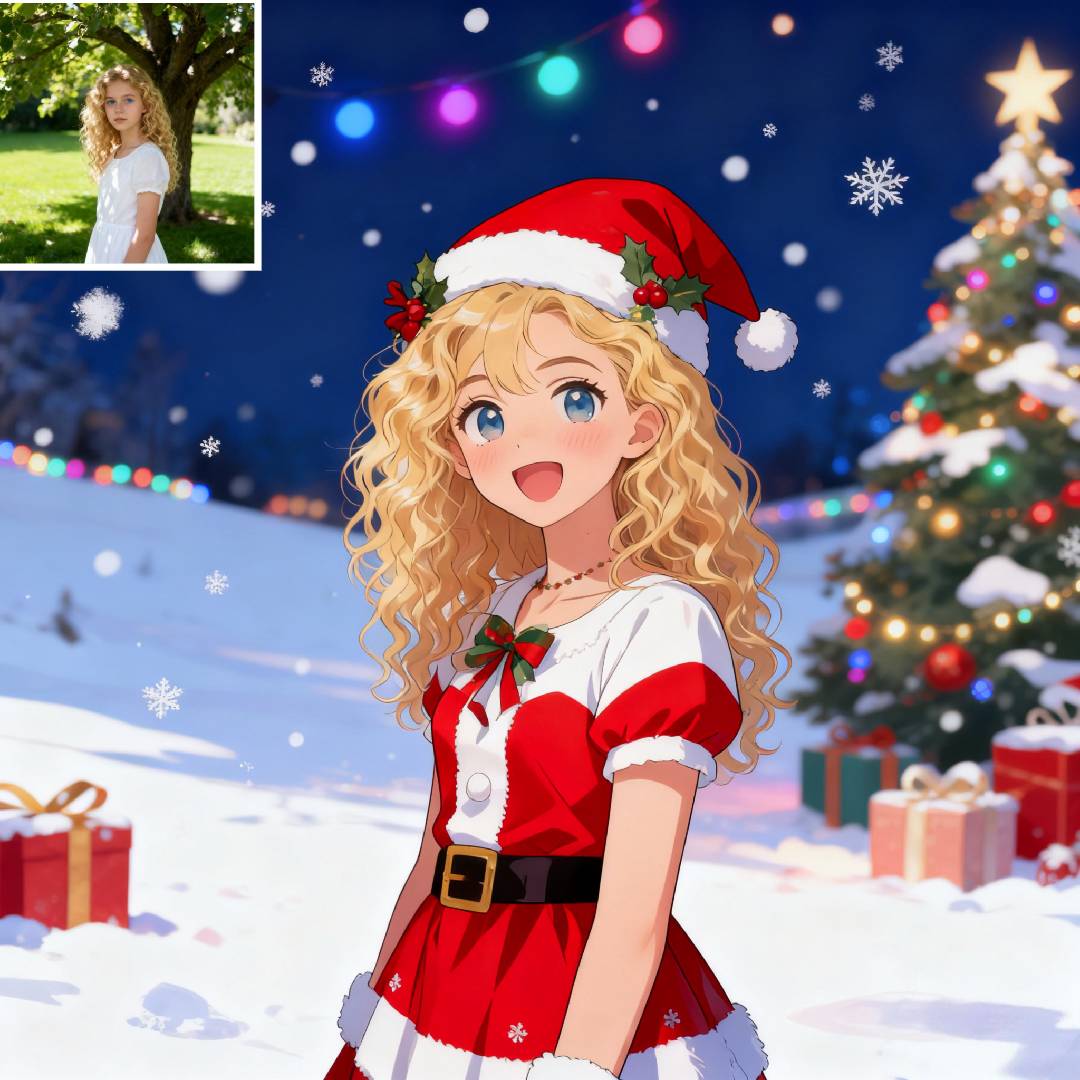 Cartoon Santa