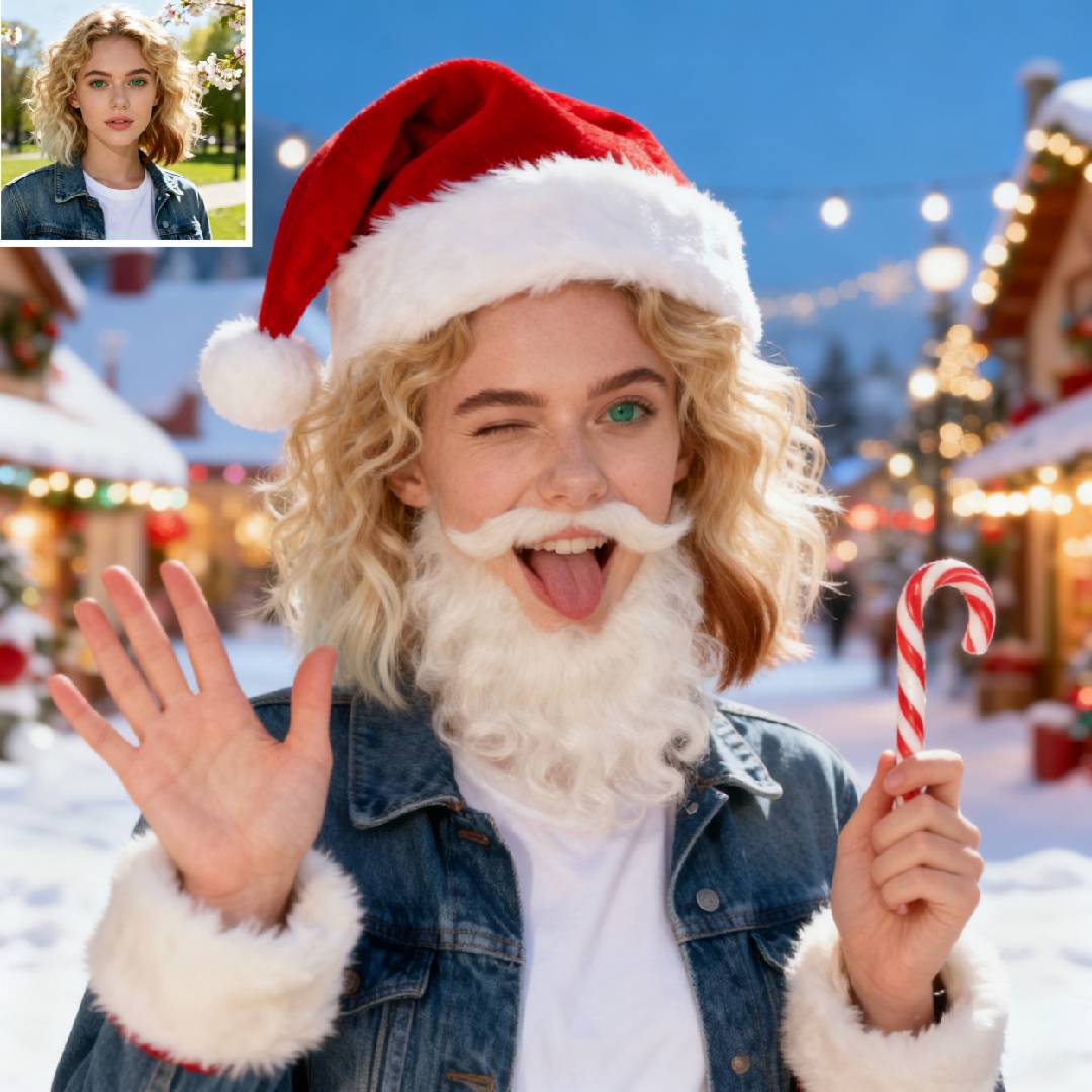Funny Santa Caricature