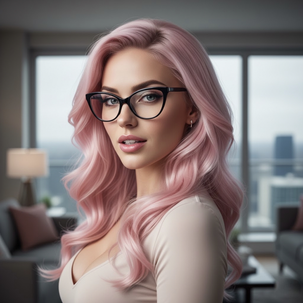 Cat eye glasses