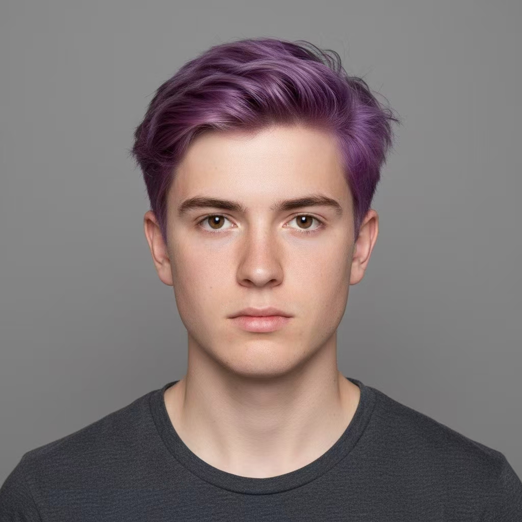 Purple Hair Color  