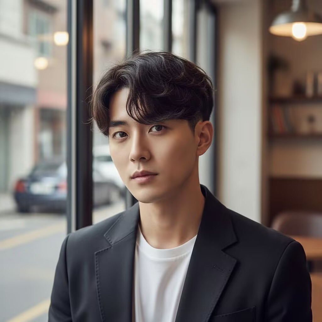 Korean Ivy League Cut Korean Male Hairstyle