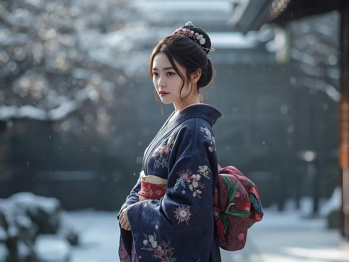 Modern Winter Kimono