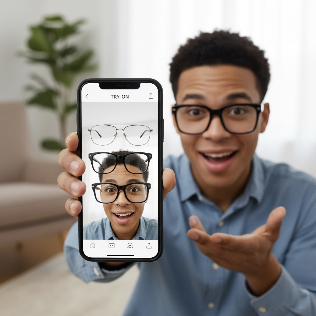 No App Needed, AI Add Glasses to Photo Runs in Your Browser
