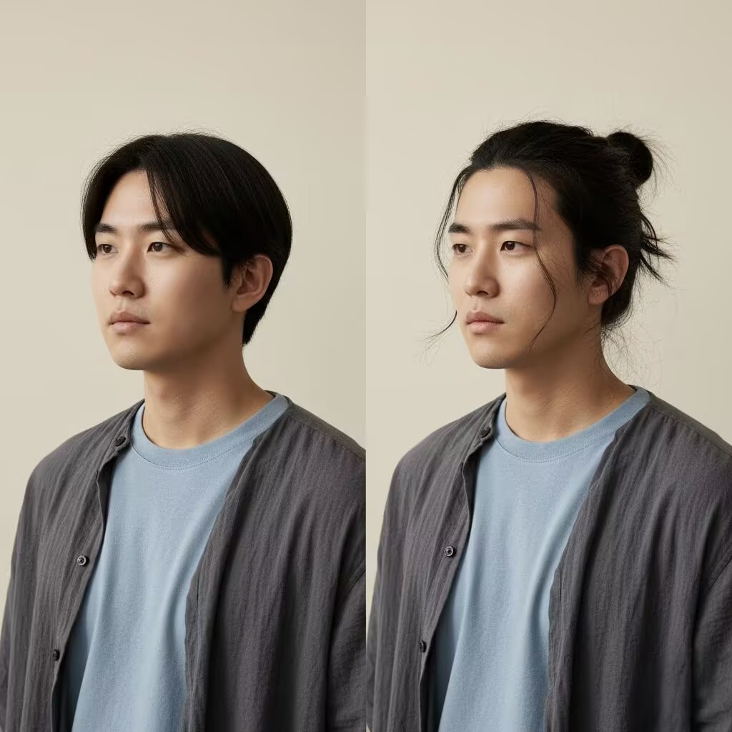 Free AI Korean Male Hairstyle Generator