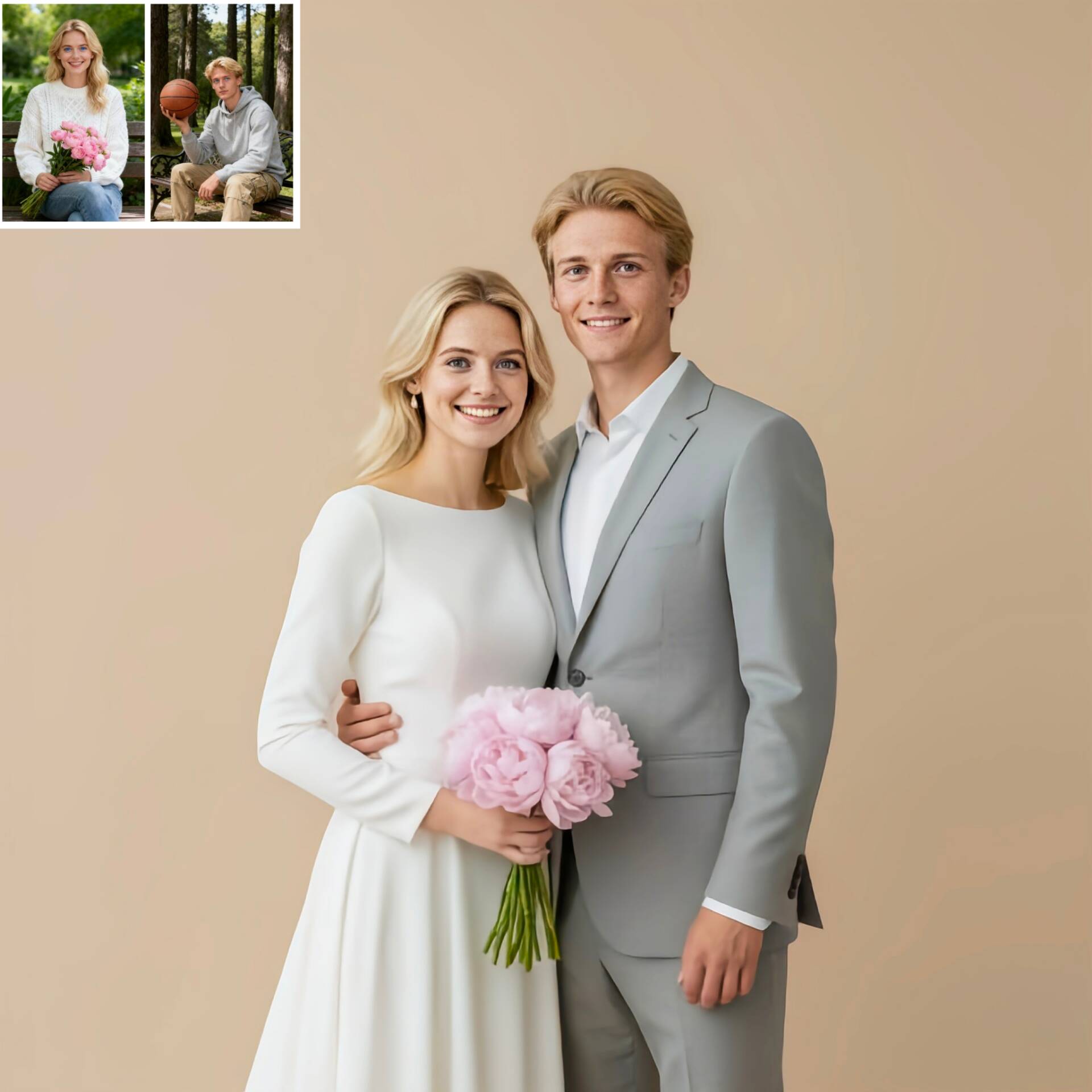 Minimalist Studio Wedding