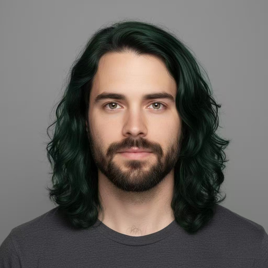 Green Hair Color  